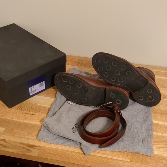 Allen Edmonds Higgins Mill Chromexcel 10D with matching 36"belt - Picture 6 of 6